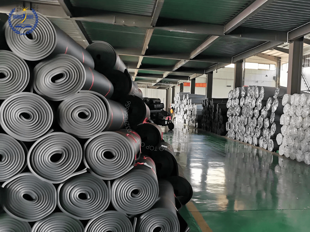 nguyên liệu xốp bảo ôn cao su lưu hóa NBR 4